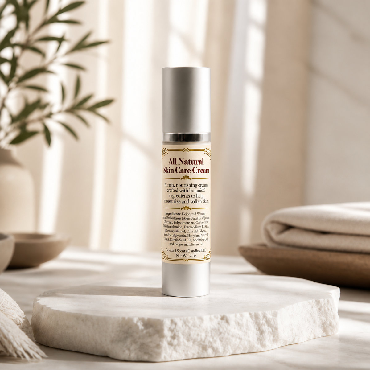 All Natural Skin Care Cream