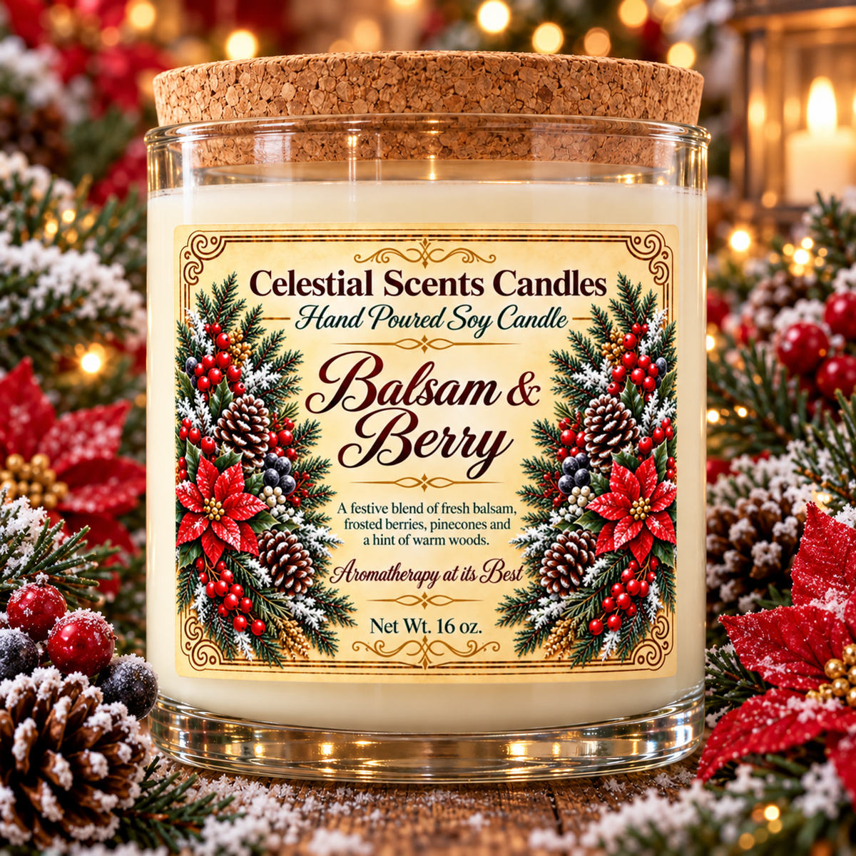 Balsam & Berry Soy Candle