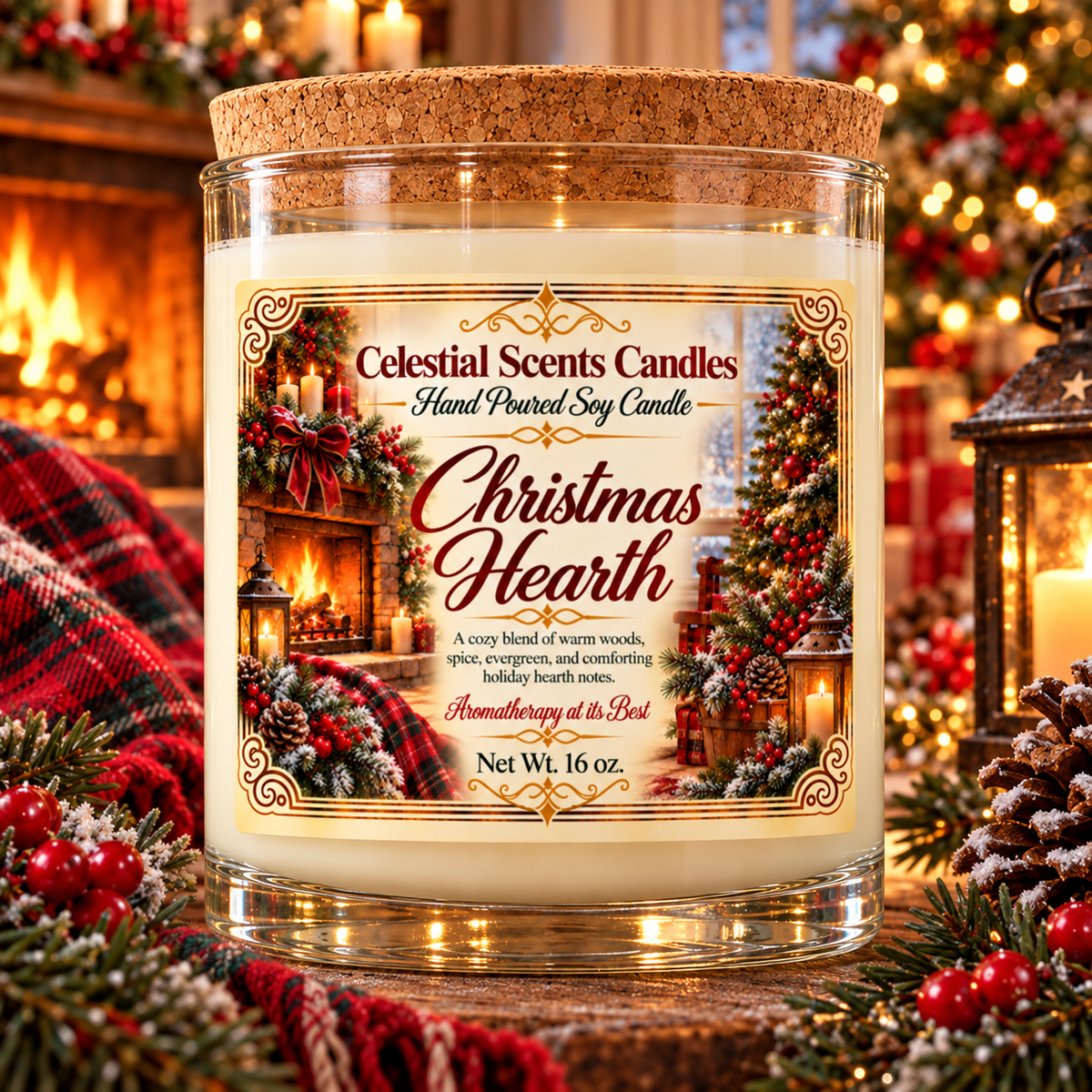 Christmas Hearth Soy Candle