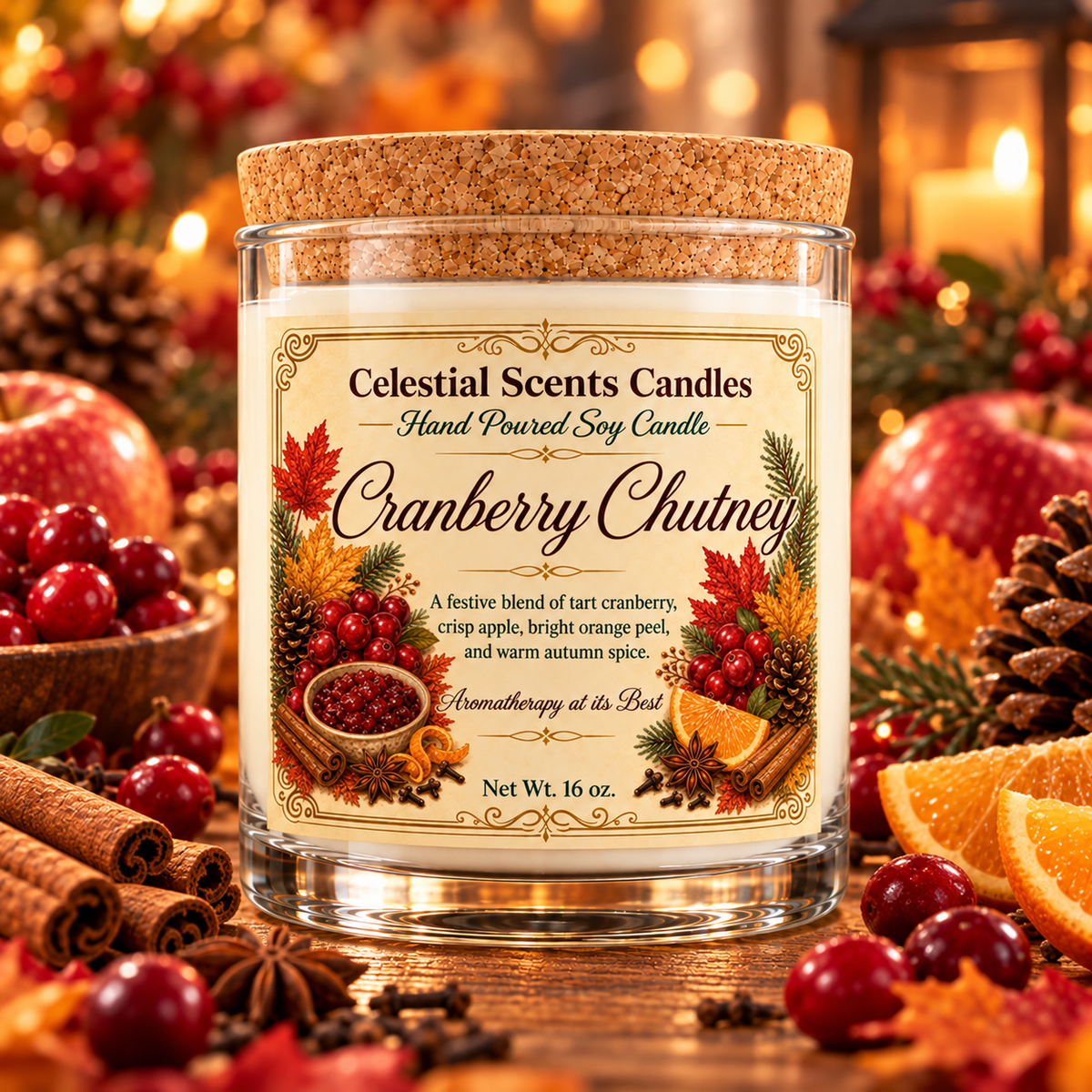 Cranberry Chutney Soy Candle