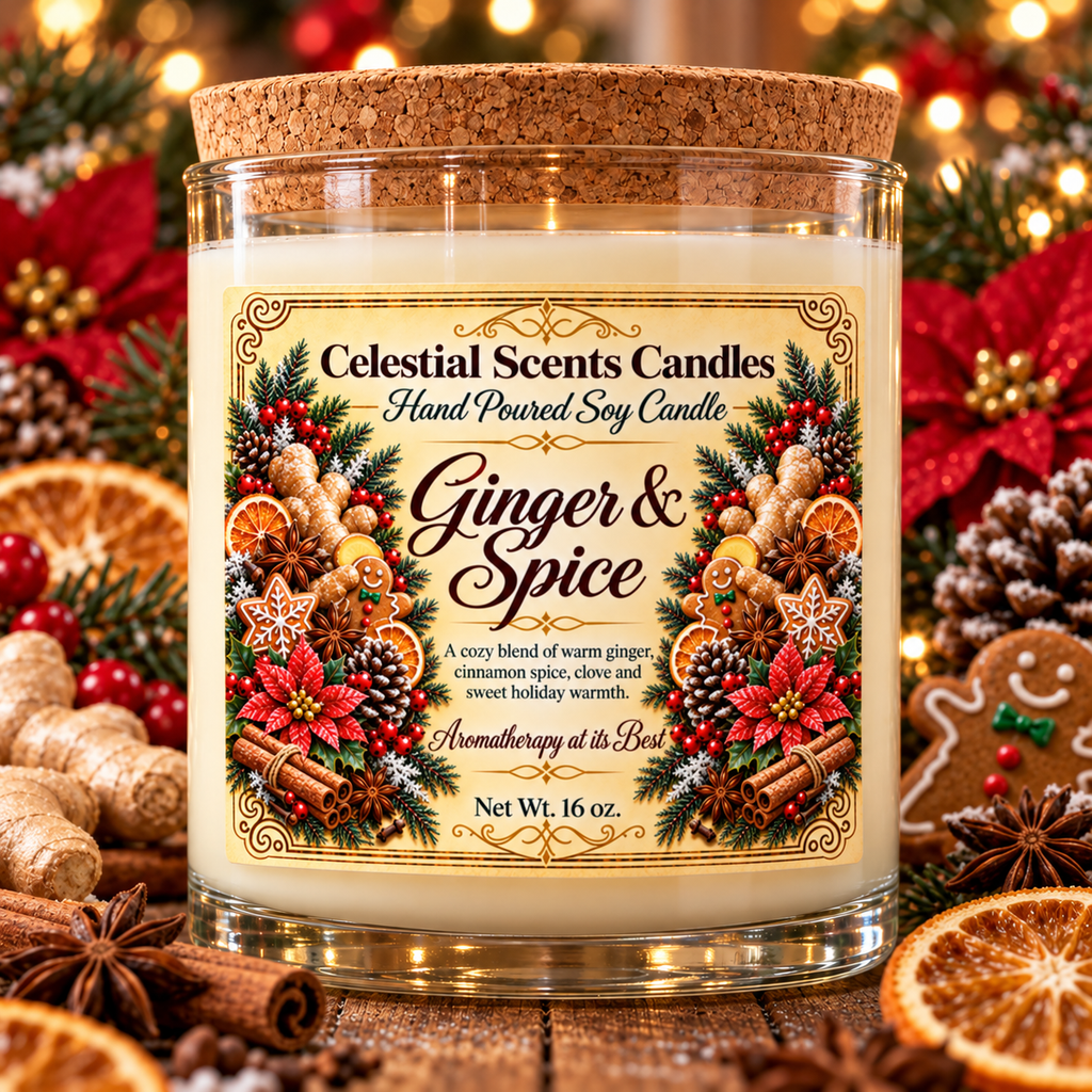 Ginger & Spice Soy Candle