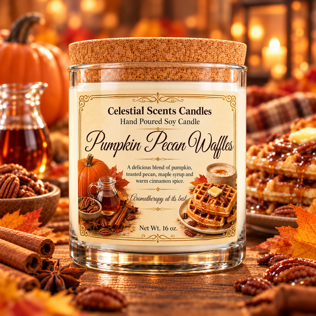 Pumpkin Pecan Waffles Soy Candle