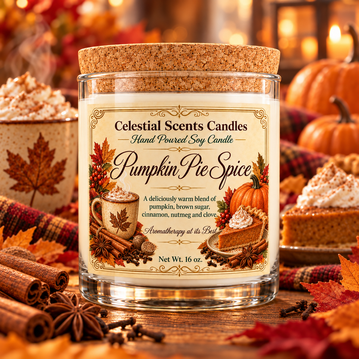 Pumpkin Pie Spice Soy Candle