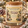 Shimmering Snowflake Soy Candle